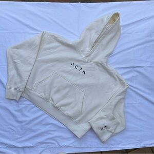 ACTA Women's Cream Hoodie Sweater